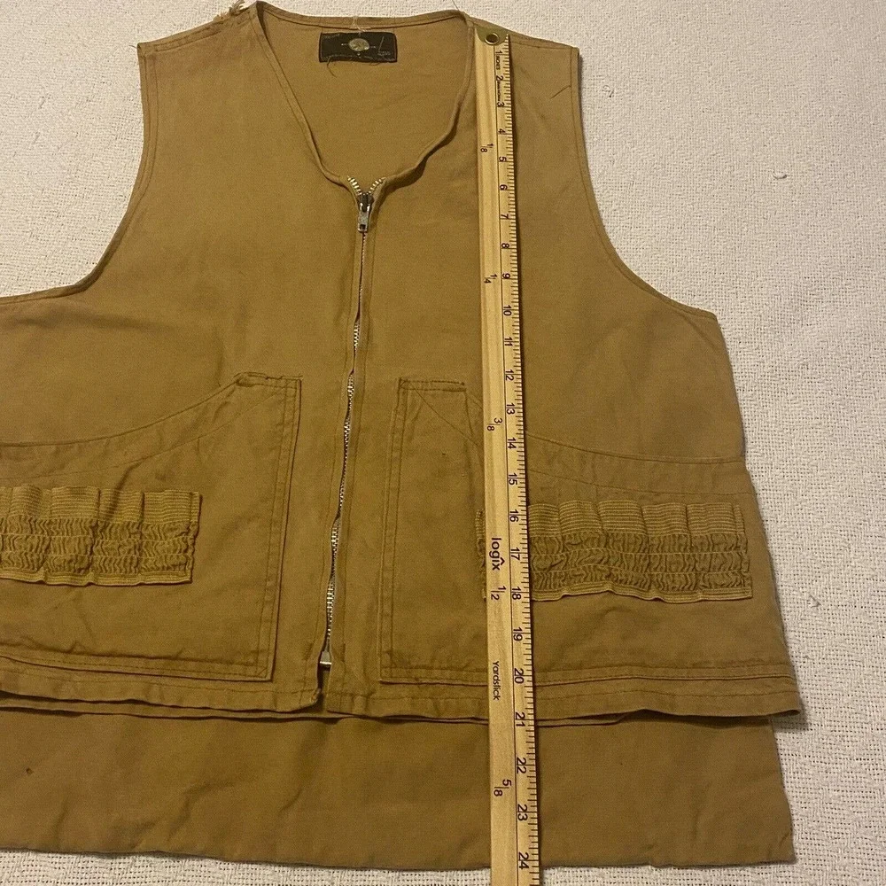 Vintage Sears Roebuck And Co. USA 'Field Tested' Zip Up Hunting Vest, 40 - Picture 10 of 16